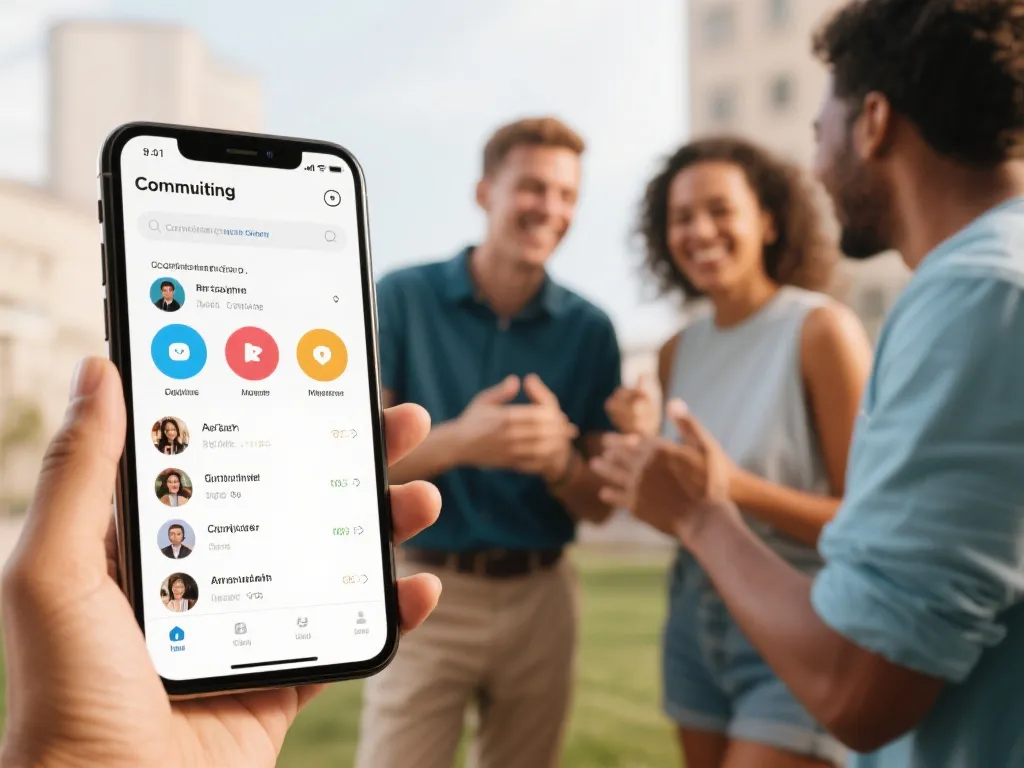 社区互动界面示例