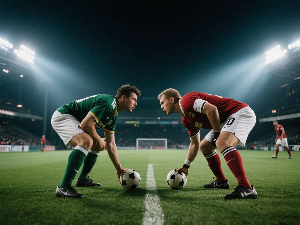 绿茵场上的命运交锋：世界杯半决赛宿敌争锋，谁能问鼎？